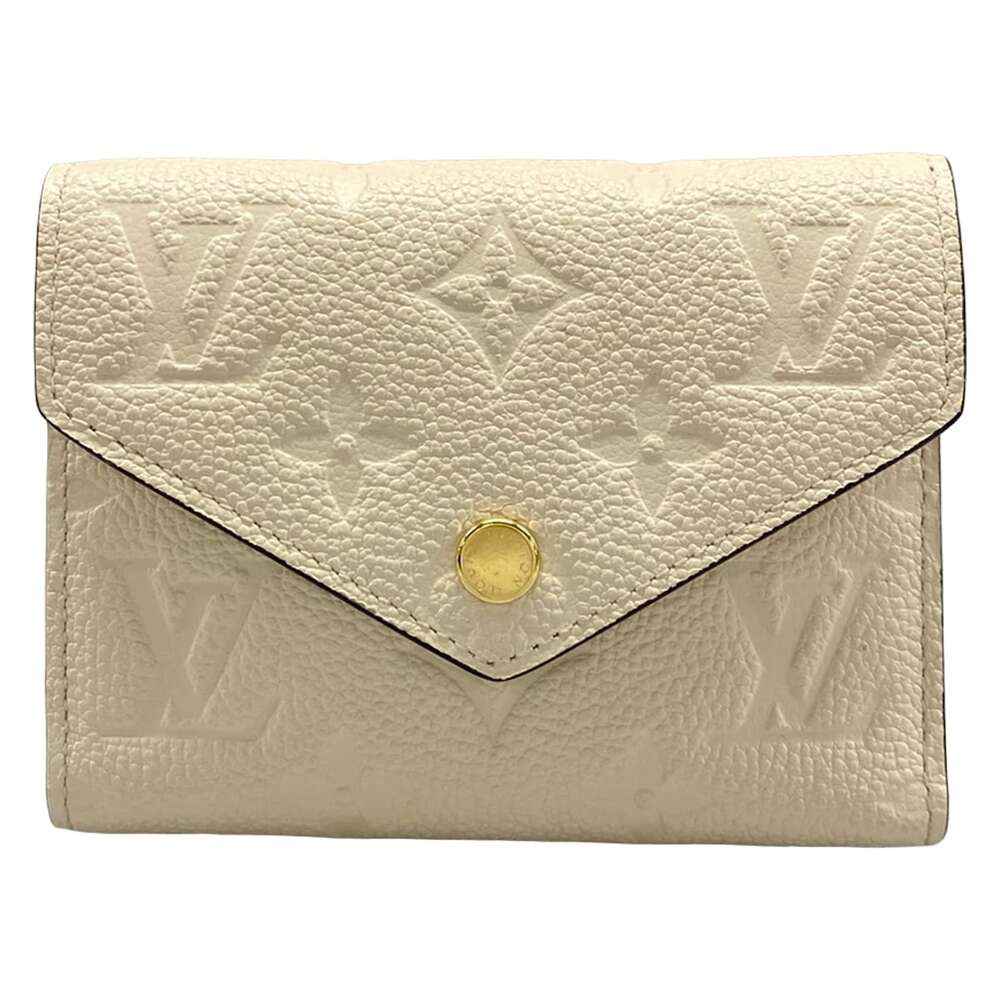 Louis Vuitton Portefeuille Victorine Monogram Empreinte Trifold Wallet M82344